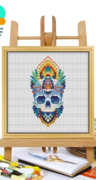 Awesome Pattern Studio - C186 - Mandala Skull