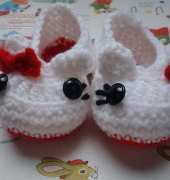 Caxigalinas - María Suárez Llamas - Baby Kitty Booties