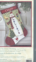 Dimensions 70-109141 - Believe Snowman Stocking Needlepoint