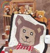 Teddy Bear Afghan by Martha Brooks Stein from Crochet to Go Magazine 108 1998