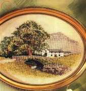 Hill Farm by John Clayton from Needlecraft magazine (Heritage JCHF863)