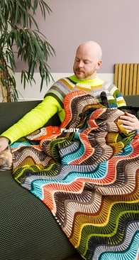 Brioripple Blanket by Stephen West