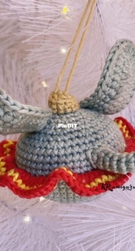 KR amigurumi - Karina Romero - Dumbo  - Spanish - Free