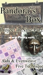 Blackwork Journey - Pandoras Box SAL - Elizabeth Almond