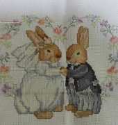 Sudberry House Designer Series Bunny Wedding Sampler