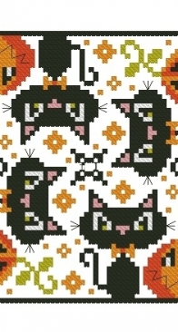 Durene Jones - Cat and Pumpkin - Out Riding  XSD