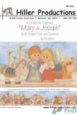 Hiller Productions E-PA01 Mary and Joseph with Stable Cow and Donkey