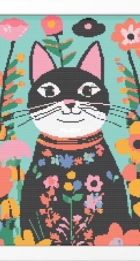 Tam Stitch Designs - Whimsical Cat 1