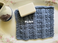 Walking at Lyme Regis, Jane Austen wash cloth by The Sampler Girl