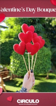 Circulo Yarns - Kelly Stopassoli - Valentine Day Bouquet - Free