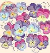Pansy pillow