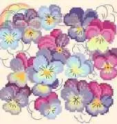 Pansy pillow