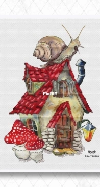House with snail by Eva Teneva