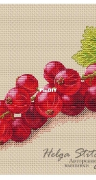Helga Stitch - Red Currant Branch by Olga Tikhomirova
