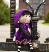 Denizas toys- Tetyana Korobkova - Iris flower doll