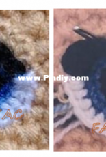 FaH Dac - Crocheted eye for amigurumi  -  Spanish