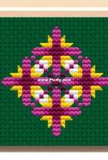 Alita Designs - Rhombus Ornament - Free