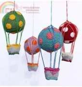 About Goodness - Joggling Balls And Hot Air Balloon Baby Mobile