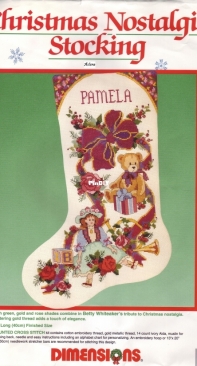 Dimensions 8419 Christmas Nostalgia Stocking XSD