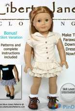 Liberty Jane Clothing-Faraway Downs Dress for AG Dolls