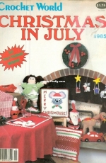 Crochet World Christmas in July 1985