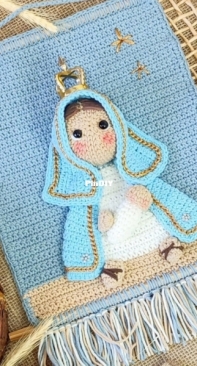 Mister Croche - Rodrigo Augusto Duarte - The Birth of Jesus Wall Hanging - Flâmula O Nascimento de Jesus  - Portuguese