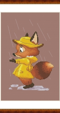 Fox in the rain by Artyom Shekhovtsov - Free