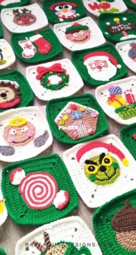 Raffamusa Designs - Raffaella Tassoni - Christmas Granny Squares