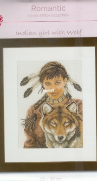 Lanarte 35069 Indian Girl with Wolf