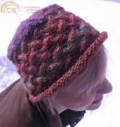 Criss Cross Pillbox Hat by Bev Pilarzyk