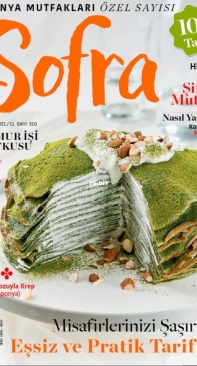 Sofra - Kasim 2021 / 11 - Dunya mutfaklari ozel sayisi - Turkish