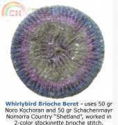 WhirlyBird Brioche Beret - Nancy Marchant