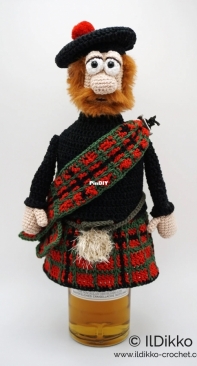 Strüning Ildikó - IlDikko - Fergus McBooze The Whisky Bottle Topper
