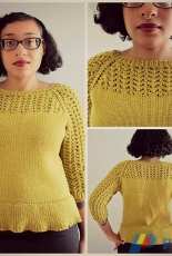 Purl Heroine-Adele Sweater by Novel Reed-Free