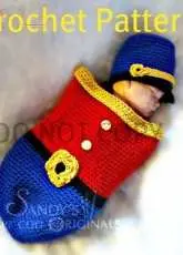 Sandys Cape Cod Originals- Sandy Powers- 550 Nutcracker Cocoon and Hat