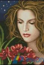 Solaria Gallery - Girl with Orchids