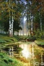 Golden Kite 2088 Landscape with a River (medium)