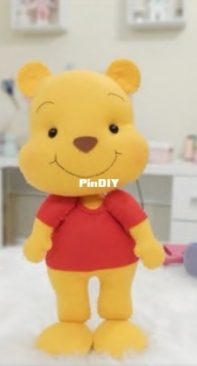 Atelie Pedacinho de Pano - Evellyn Fontenelle - Pooh - Portuguese - Free