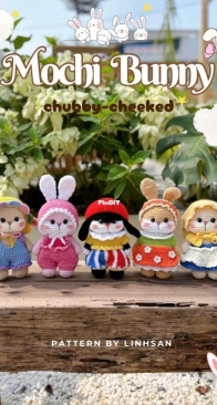 LinhSan Handmade - Linh San - Mochi Bunny Chubby-Cheeked