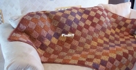 The Hook Hound - Carlinda Lewis - Corner Start Entrelac Blanket