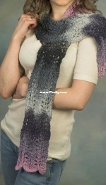 F405 Kudo Scarf M by Plymouth Yarn Design Studio  - Free