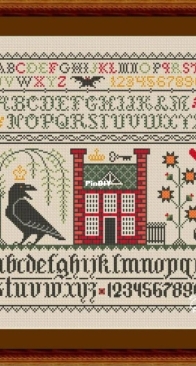 Wombat Stitching - House and Raven