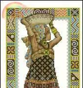 African Lady from Cross Stitcher UK