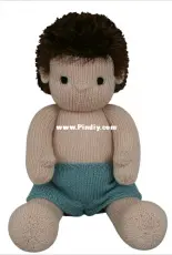 Knitables- Boy Doll  - Sarah Gasson