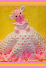 Connie Hughes Designs - Connie Hughes - Sweet Little Lamb Security Blanket and Hat - Free