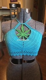 MileHighStitches- cannabis crop top - English