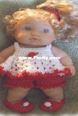 Amy Carrico - Summer Set for 9 inch Berenguer Toddler Doll