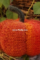 Tosca knit Pumpkin by Tina Laiho-Free