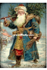 HEAD Santa Brings The Tree by Michele Sayetta - Free