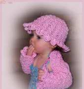 Lullabies&Lace-Sweet Decadence Shrug Ensemble for Babies